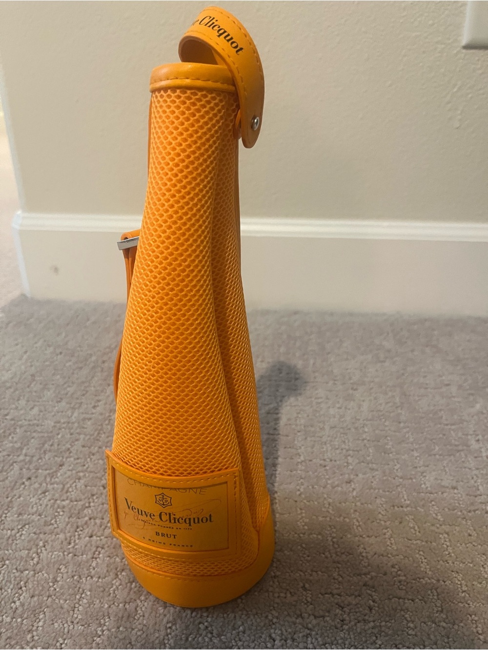 Veuve Clicquot Orange Champagne Bottle Cooler Sleeve